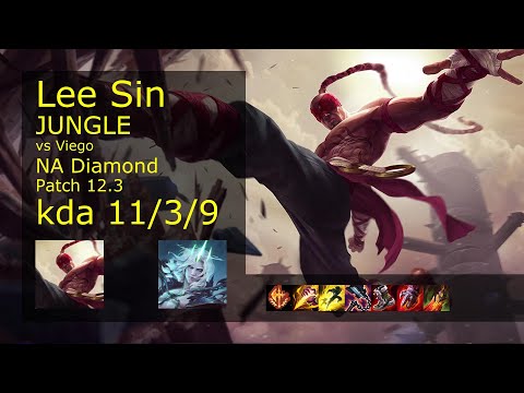 Lee Sin vs Viego Jungle - NA 11/3/9 Patch 12.3 Gameplay