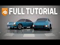 Modeling 3D LOW POLY Car In Blender FULL TUTORIAL