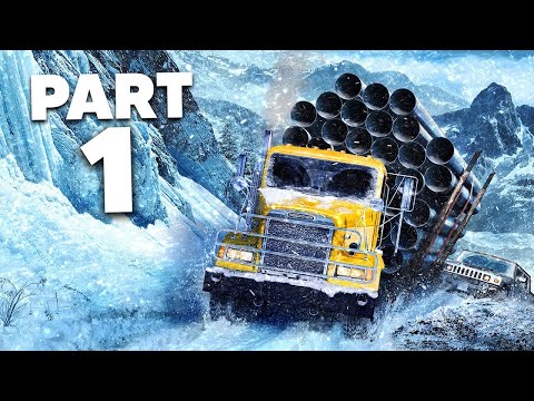 Part 1 - SNOWRUNNER Gameplay Walkthrough - FIRST GARAGE