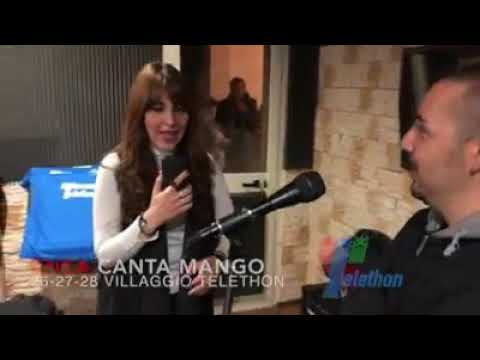 Enea canta mango intervista per theleton 2019