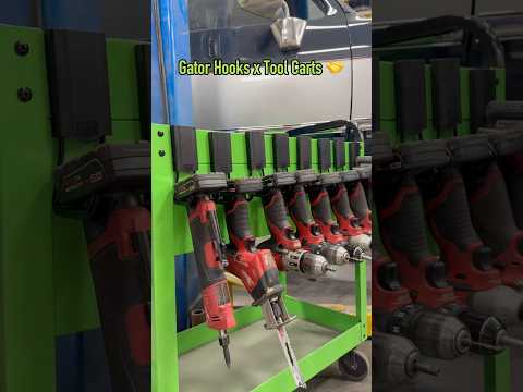 Video: Gator Magnetics Rolling Tool Cart Organization for Cordless Tools & Supplies video thumbnail