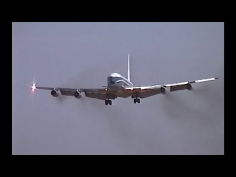 35 minutes GOLDEN YEARS BOEING 707 , Ostend Airport !!