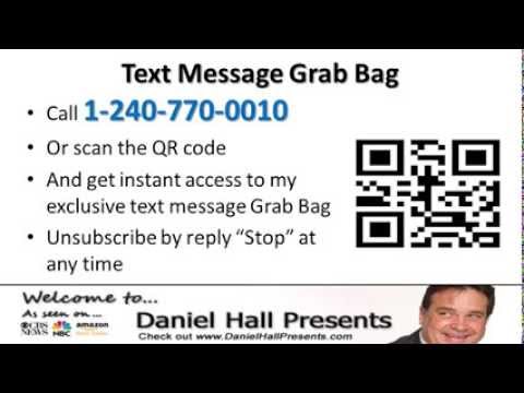 Get FREE Exclusive Training - Join Daniel Hall's Text Message Grab Bag