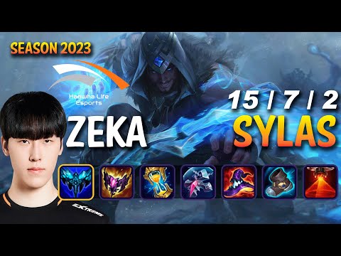 HLE Zeka SYLAS vs AZIR Mid - Patch 13.13 KR Ranked