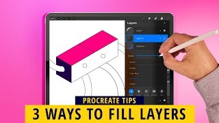 Procreate Coloring Tutorial - 3 Different Ways! (Procreate Tips)