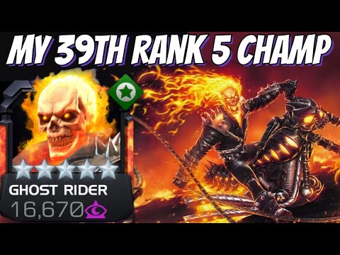 MAXED OUT GHOST RIDER Rank Up & Gameplay - My First 5 Star Ever, FINALLY Ranked Up!!!