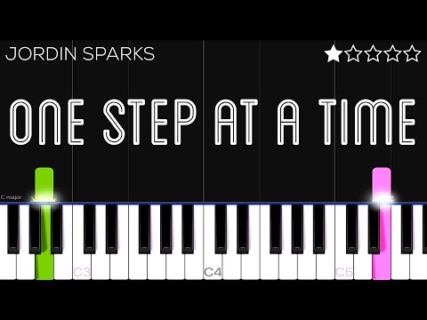 Jordin Sparks - One Step At A Time | EASY Piano Tutorial