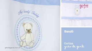 Cortina Teddy Azul | Ref: 50379