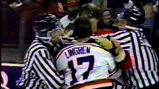 Cale Hulse and Brad Symes vs Steve Lingren and Kelly Harris WHL