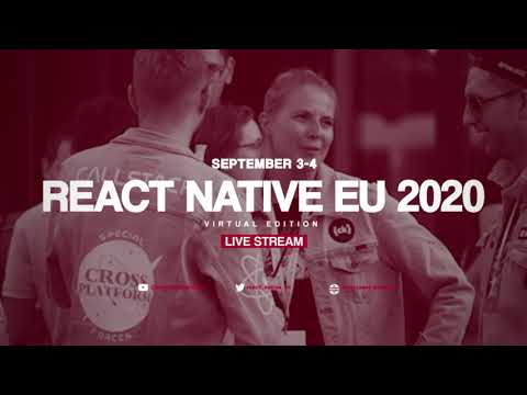 React Native EU 2020 Conference Virtual Edition