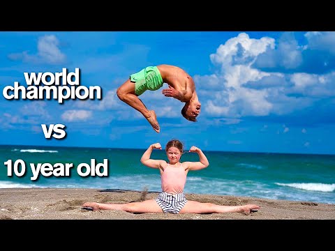 KID vs ADULT - Extreme Acro Gymnastics Competition