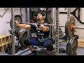 Front Squat Enjoyer Squats 225x21 in 45 Seconds to One Up Bald-Omni Man