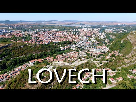 Lovech - An ancient city on the Awesome river [4k drone]