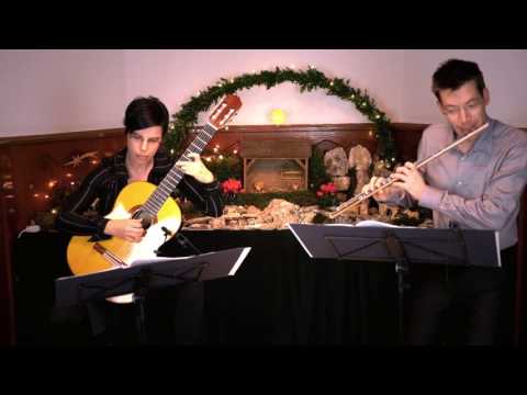 Guitar and flute duo plays Canon in D von Johann Pachelbel