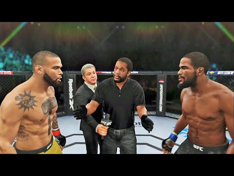 Thiago Santos vs Corey Anderson Full Fight - UFC 4 Simulation