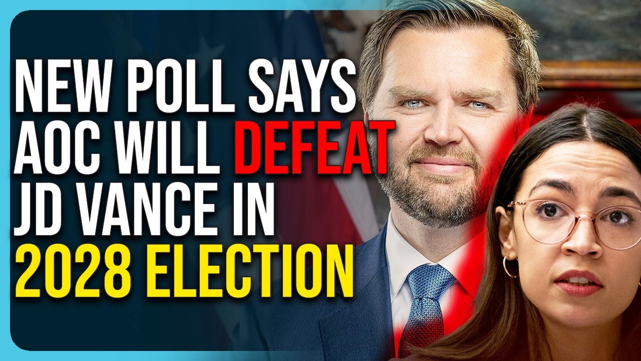 New Poll Says AOC Will DEFEAT JD Vance In 2028 Election, Debate Erupts