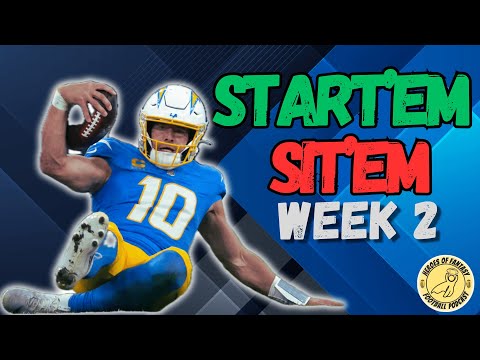 Week 2 Fantasy Football Start/Sit Advice | Top Must Starts & Players to Avoid
