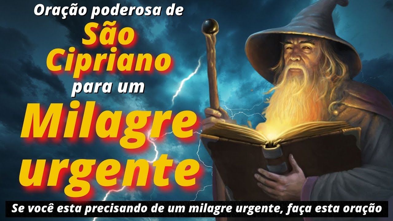 ORAÇÃO PODEROSA DE SÃO CIPRIANO PARA UM MILAGRE URGENTE