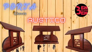 Vídeo de Porta Chaves Casa Parede Decoração Madeira Porteira Fazenda