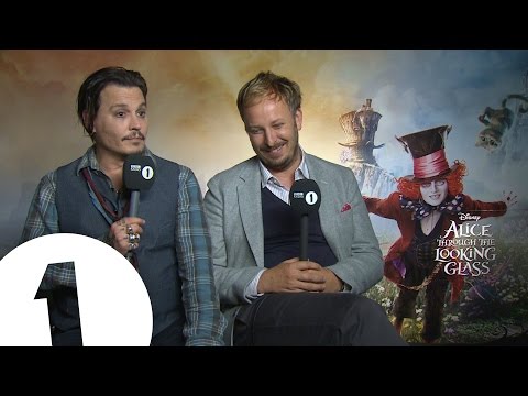 Johnny Depp goes through the looking glass with Greg James