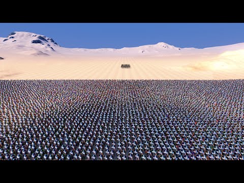 22,000 ROMANS Vs 100 ELVIN HUNTRESS ULTIMATE EPIC BATTLE SIMULATOR UEBS