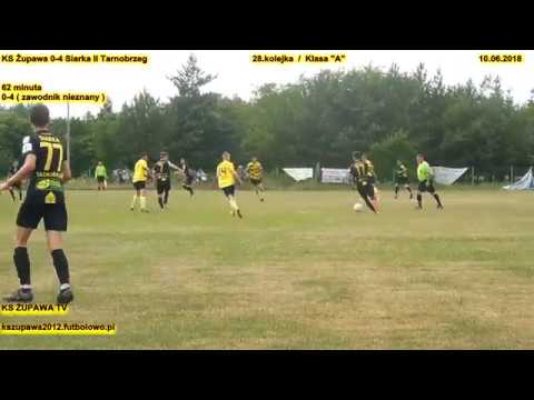KS Żupawa - Siarka II Tarnobrzeg (gol na 0-4 Cezary Kabała) 10.06.2018 / Klasa "A"