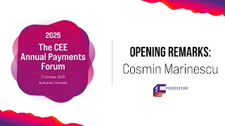 Opening Remarks | CEE Annual Payments Forum 2025