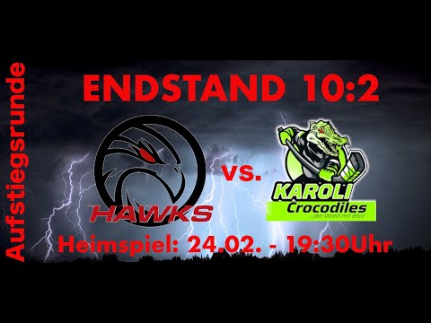 Heimsieg: ESC Hassfurt HAWKS vs. ESV Waldkirchen - Meisterrunde 22/23 - Endstand 10:2 - 24.02.23