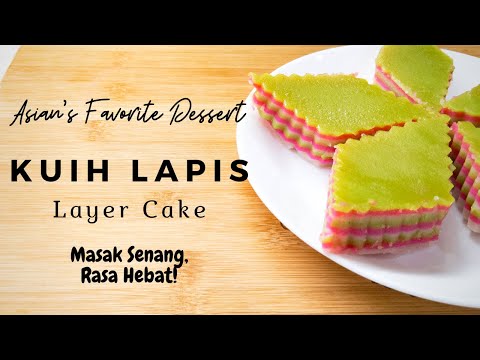 Kuih Lapis | Layer Cake Recipe 38 | Eggless Recipe | Malaysian's Favorite | Selvaselvi Kitchen