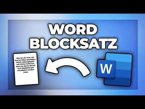 Word Blocksatz einstellen - Text formatieren Anleitung