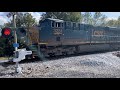 Front Of 50 MPH CSX M583 Flying In Lilburn Georgia 9 30 2023