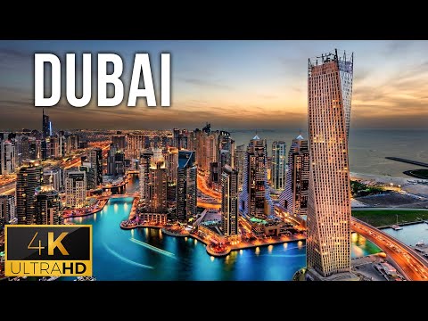 FLYING OVER DUBAI 4K UHD - 3 Hour Aerial Relaxation Drone Film - 4K Video Ultra HD