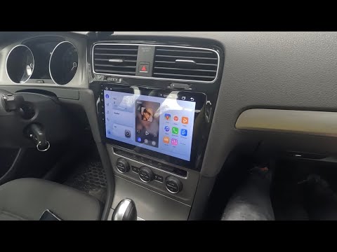 Install Android radio Volkswagen Golf 7 2013 4GB RAM 64GB octacore / CarPlay Android auto