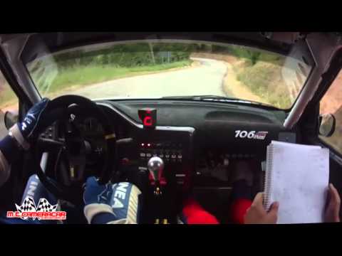 Rally dell' Amorotto 2014  Zappettini - Figari  Peugeot 106 Maxi   8 TEMPO ASSOLUTO
