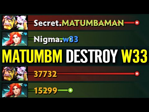 MATUMBAMAN Destroy W33 Even Windranger! WTF 1k2 GPM Alchemist Crazy Fast Farm Dota 2 Pro Carry Guide