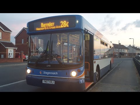 Stagecoach Yorkshire MAN 18.240LF ALX 300 22435 YN07KRJ | Rare Allocation