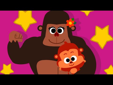 We’re Gorilla Family ♪ | We all love you~ | Animal Family Love Song | Nursery Rhymes ★ TidiKids