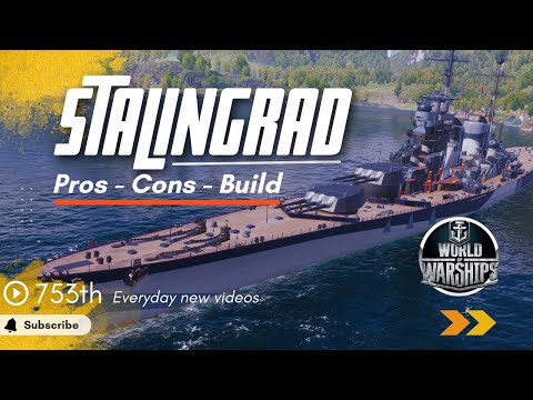 Cruiser STALINGRAD / WoWs / World of Warships #wows #worldofwarships #gaming