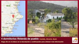 preview picture of video '4 dormitorios Vivienda de pueblo se Vende en Castalla, Alicante, Spain'
