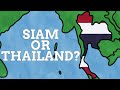 Why Did Siam Change It's Name To Thailand?