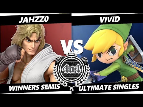 4o4 Smash Night 96 - InC| Jahzz0 (Ken) vs YMHB| Vivid (Toon Link) - Winners Semi-Final