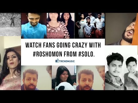 Watch fans going crazy with #Roshomon from #Solo. | Dulquer Salmaan, Bejoy Nambiar | TrendMusic