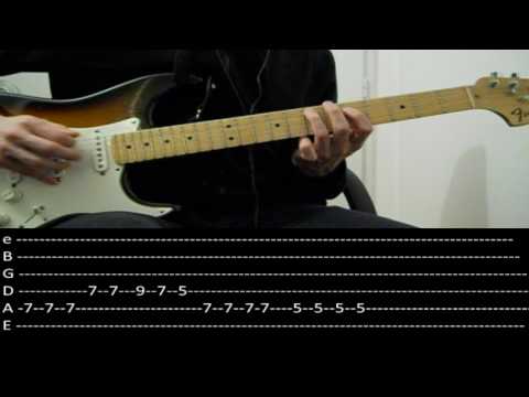 RHCP - Otherside (Guitar lesson with TAB)