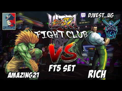 USF4 Fight Club - Amazing21 VS Rich FT5 Set