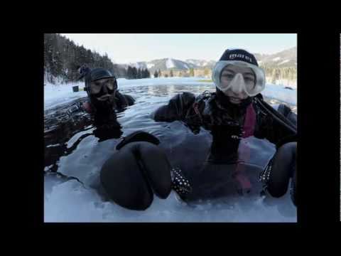 ice diving erlaufsee, Erlaufsee,Mariazell,Österreich