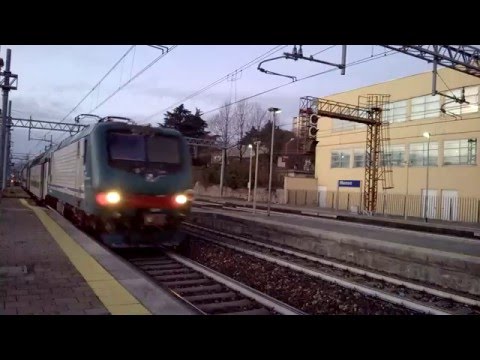 E464 027 XMPR+6 2 piani Trenord e XMPR - Monza 30/12/2015