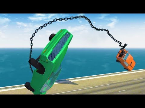 Giant Chain Crashes - BeamNG drive #2