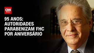 Vídeo: Fernando Henrique Cardoso completa 95 anos e recebe homenagens de autoridades | CNN PRIME TIME