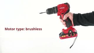 Cordless drill WORTEX BD 2030-1 DLi