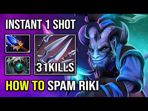 How to Play RIKI as a Hard Carry Like a Level 30 Grand Master Spammer with Insane Juke Backstab DotA